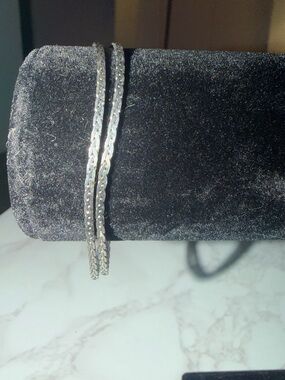 & Other Stories Silver-Tone Double Chain Bracelet